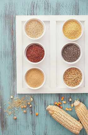 全谷类食品的分类照片