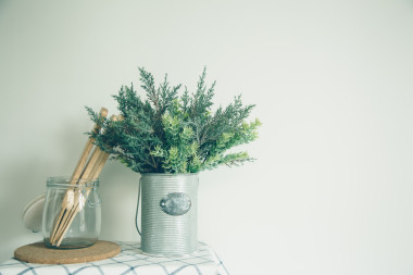 用木勺玻璃碗图片