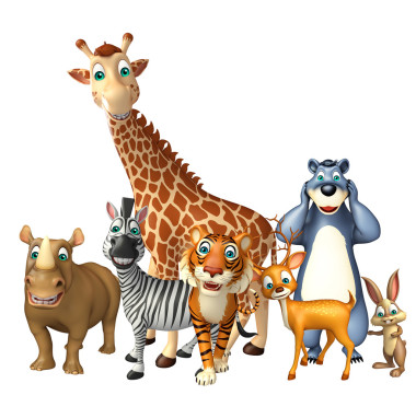 野生動物集合圖片