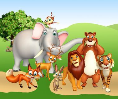 群野生動(dòng)物