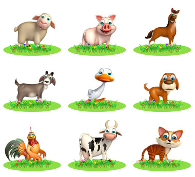 群農(nóng)場動物圖片
