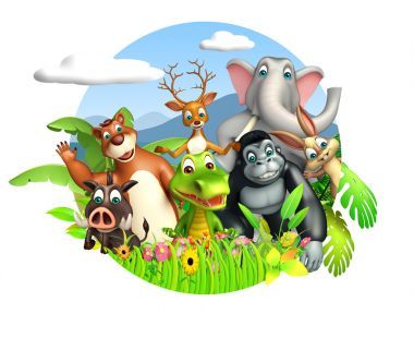 群野生動物圖片