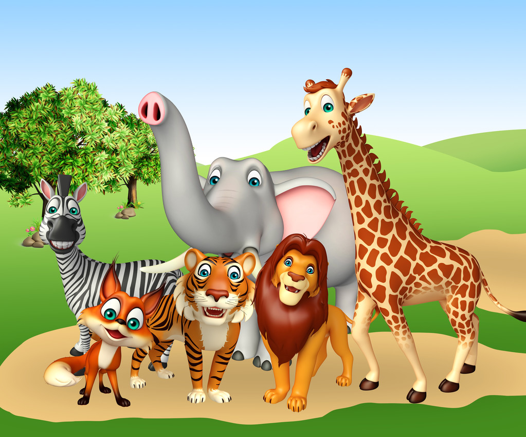 群野生动物图片 群野生动物图片