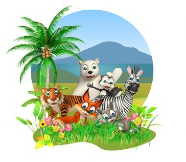 群野生動物圖片