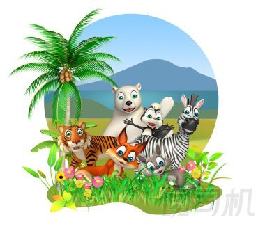 群野生動物圖片