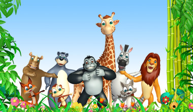 群野生動物圖片