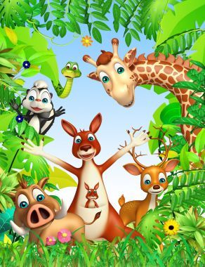 群野生動物圖片