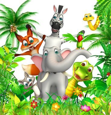 群野生動物圖片