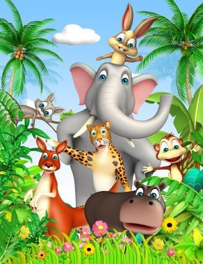 群野生動物圖片