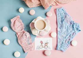 蛋白杏仁饼干和女性内衣