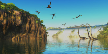Dimorphodon 和峨眉恐龙