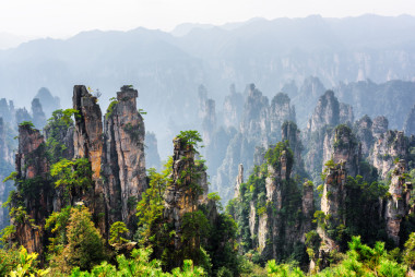 驚人的石英砂巖柱 （阿凡達(dá)山觀點(diǎn))