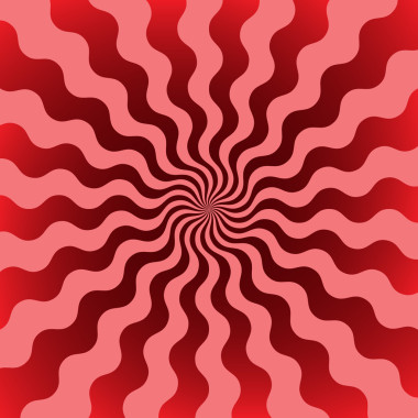 背景與波浪紅色光線的漫畫書