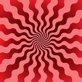 背景与波浪红色光线的漫画书