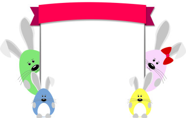 復(fù)活節(jié)兔子家庭。復(fù)活節(jié)兔子