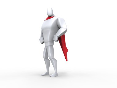 超級(jí)英雄模板的家伙照片