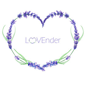 心框，花圈，框架边框与水彩薰衣草花，婚礼邀请