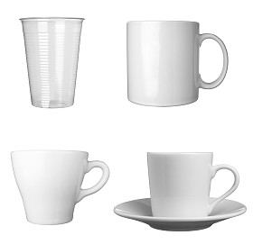 白咖啡杯子饮料饮料食