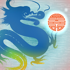 矢量 ︰ 东亚龙舟竞渡、 汉字和 
