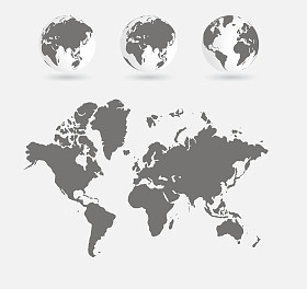 世界地图插图背景照片