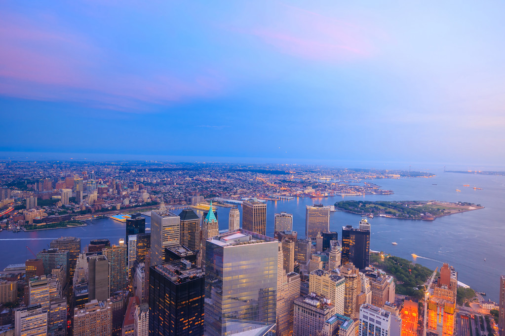 纽约曼哈顿市中心转一圈 纽约曼哈顿市中心转一圈