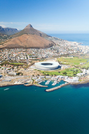 開普敦的鳥瞰圖圖片