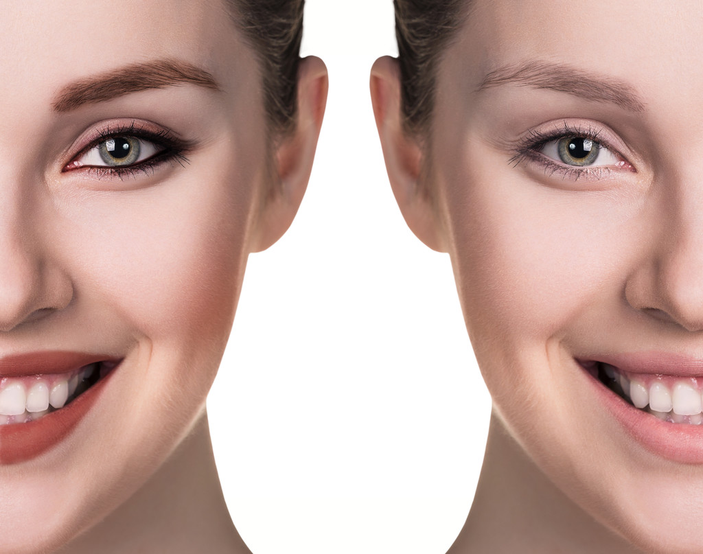 女性的脸比较肖像