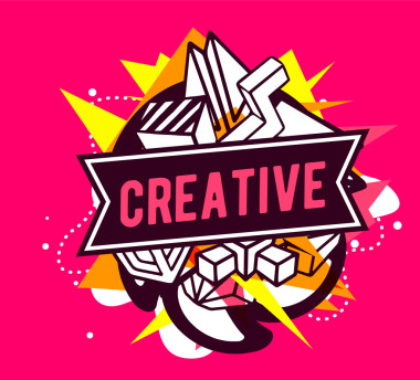 抽象的构成与棕色的框架图片