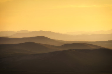 贛南山區(qū)晚霞夕照?qǐng)D片