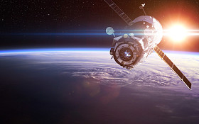 宇宙飞船发射进入太空。美国航天局提供的这一图像的要素