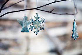 手工制作圣诞装饰品图片