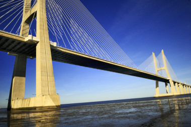 vasco da gama 橋，里斯本，葡萄牙