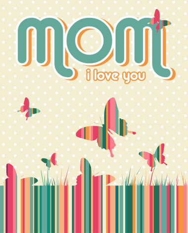 幸福的母親一天背景