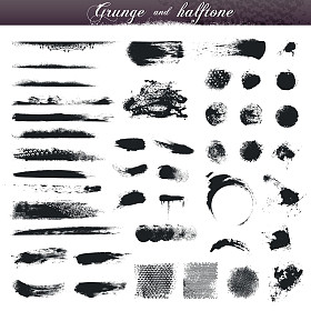 grunge 的设计元素图片