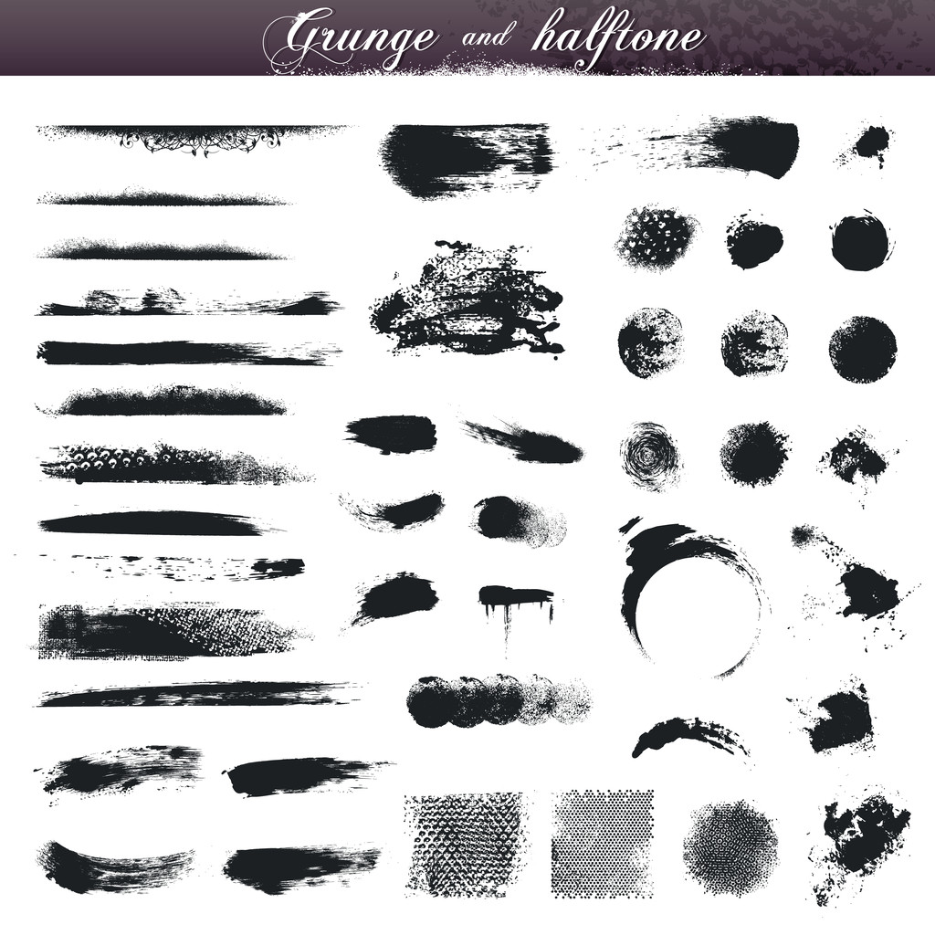 grunge 的设计元素图片