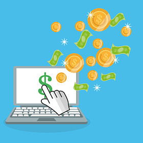 支付在线概念设计、 矢量图