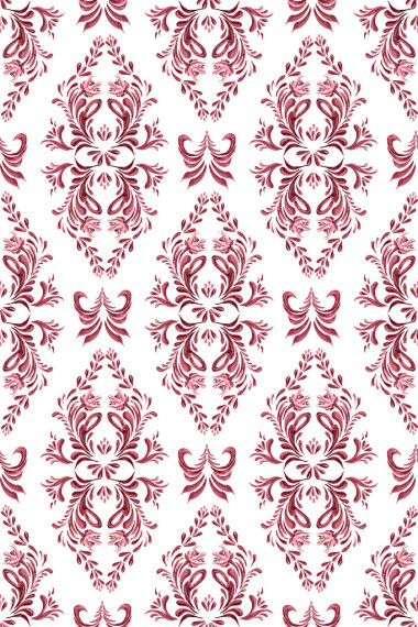 抽象优雅无缝图案与花卉背景