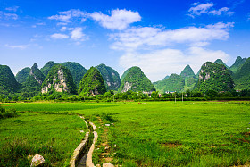中国桂林山水甲天下图片