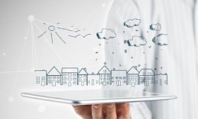 商人与建设理念图片