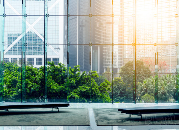 现代建筑的内部