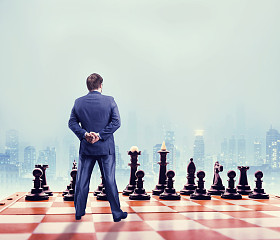 棋盘上的商人图片