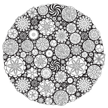 花設(shè)計著色書長大