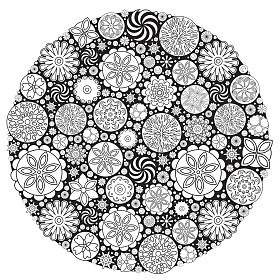 花设计着色书长大