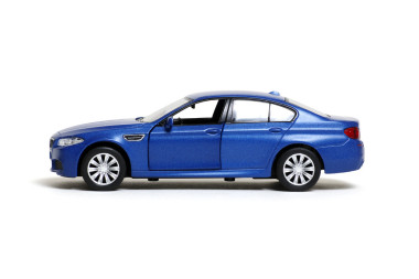 玩具車上白色孤立圖片