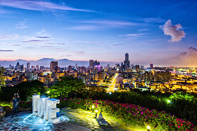 在台湾高雄市的视图