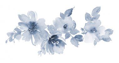 花的水彩画 花的水彩画