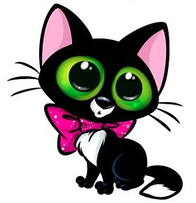 黑猫大眼睛卡
