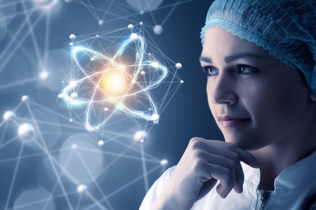 在科学和医学的创新技术图片