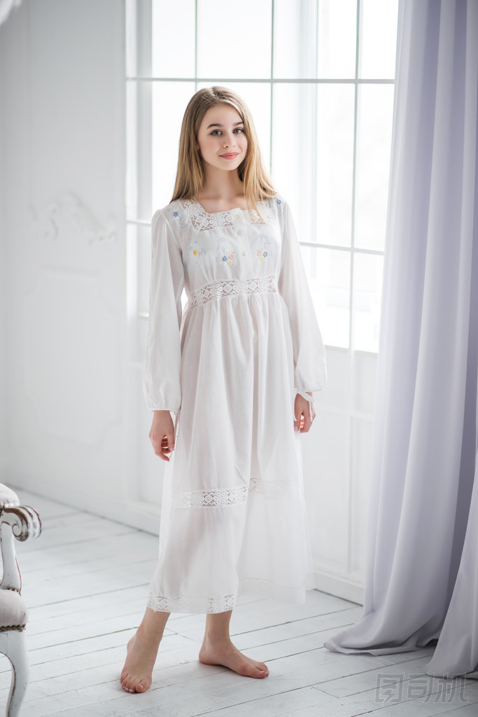 女孩，翅膀，天使，白色的花朵