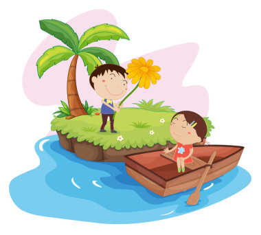 在一個(gè)島上的戀人圖片